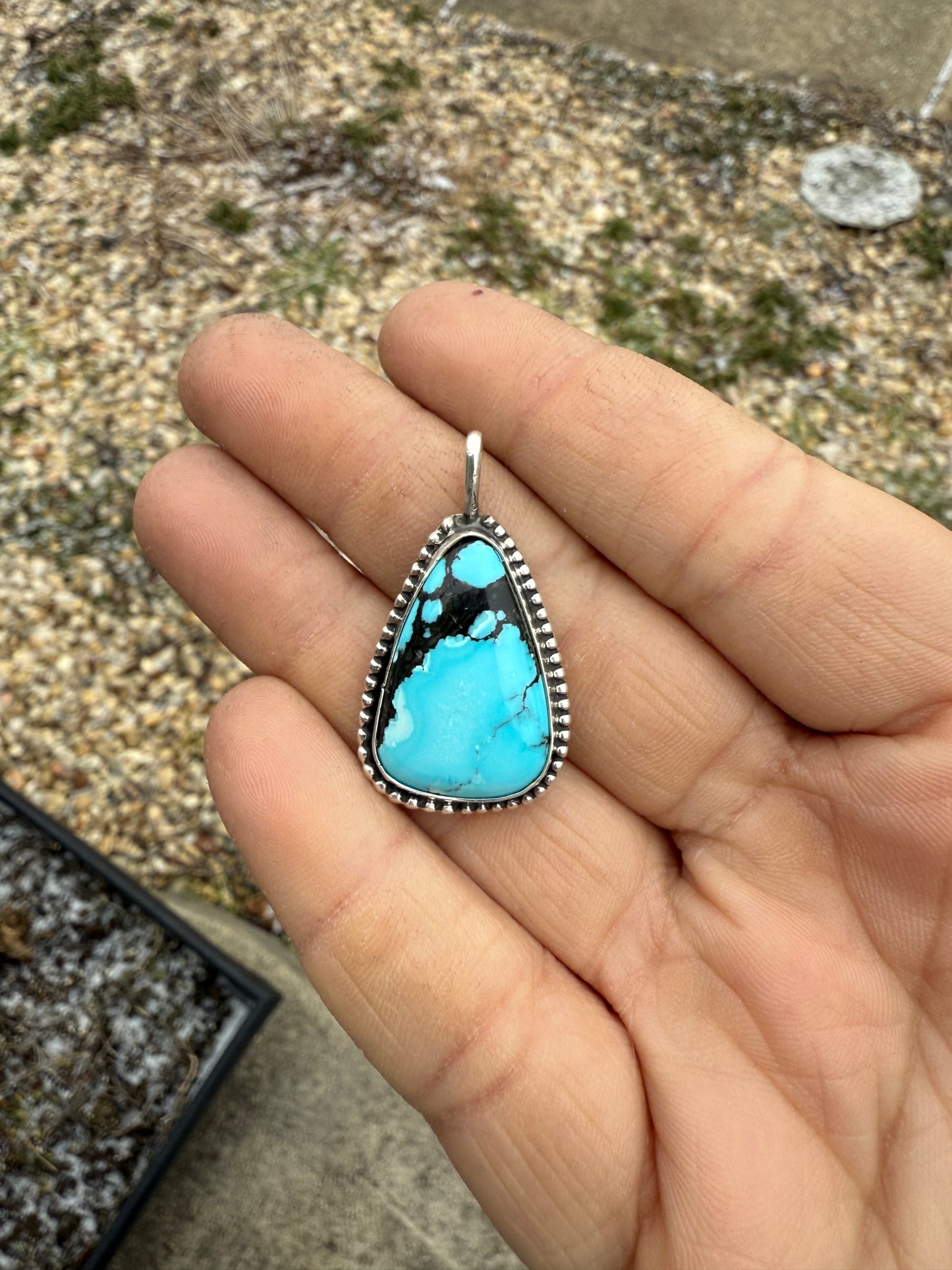 White River Turquoise Pendant