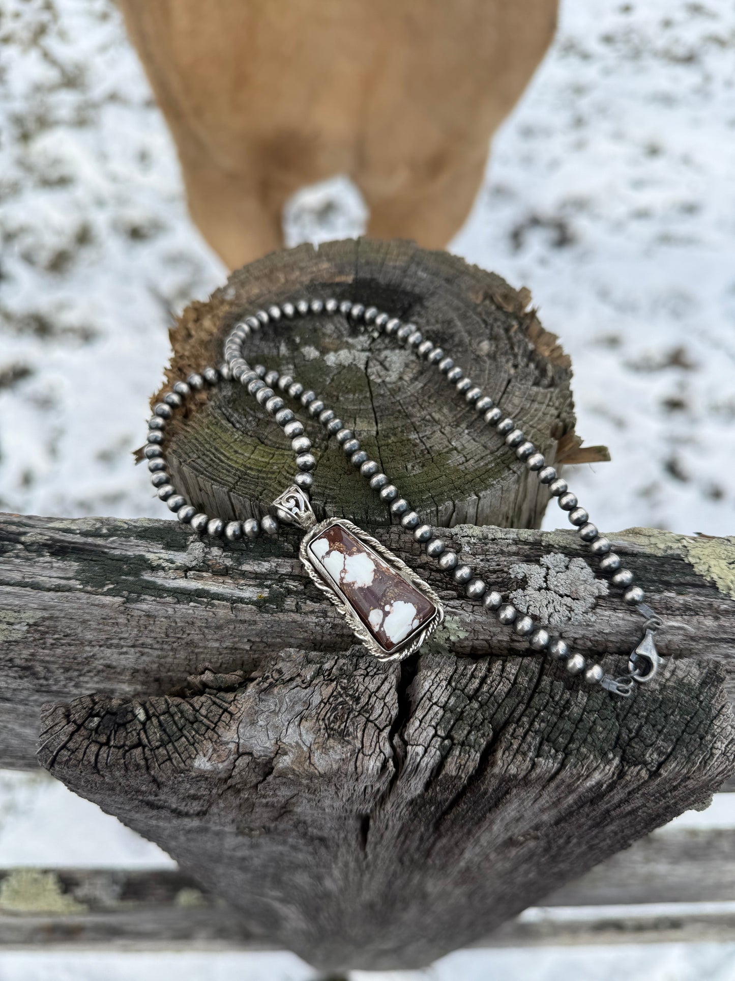 Sterling Silver Wild Horse Pendant